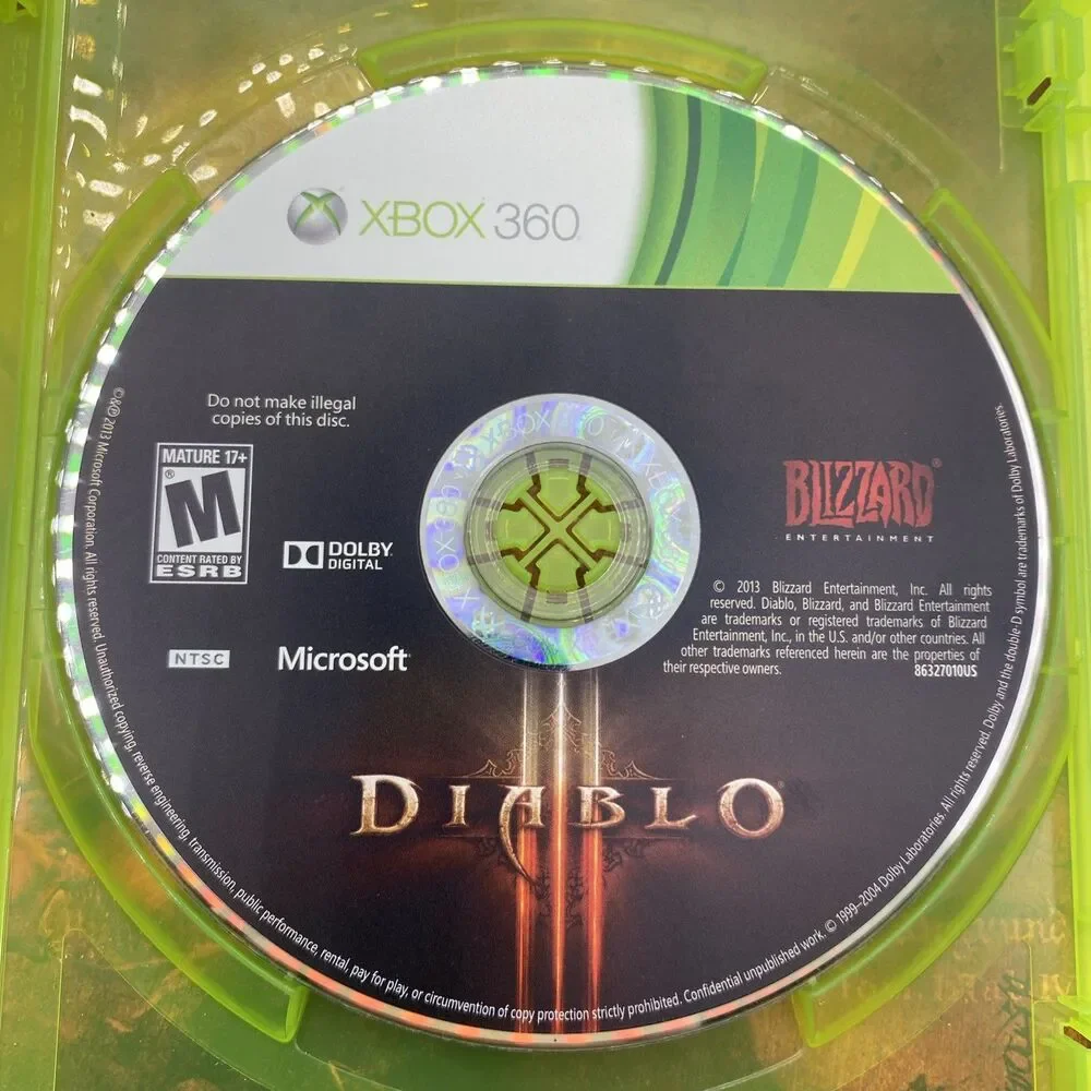 Diablo III (Microsoft Xbox 360) Complete with Manual [CIB] - Tested*** Used